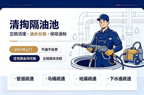 清远清掏隔油池
